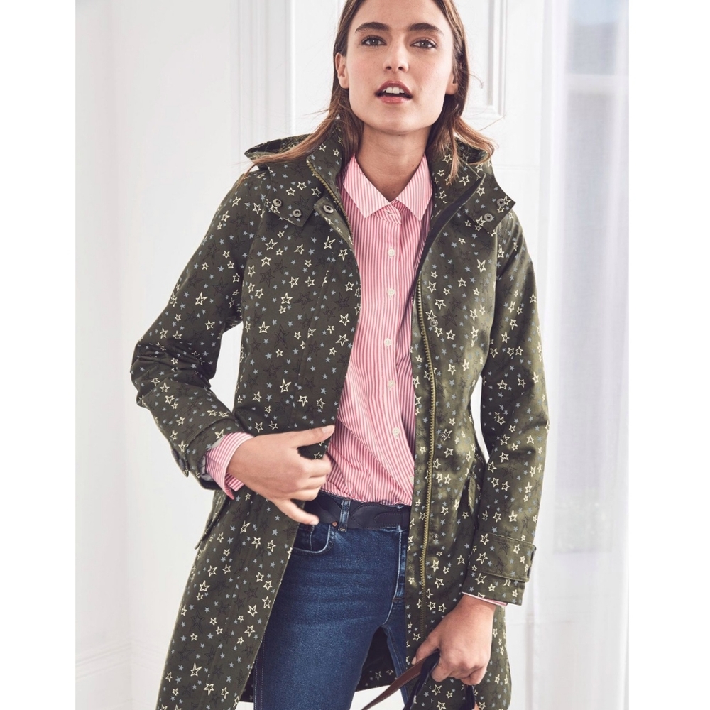 NWOT Anthro Boden Suki Waterproof Coat